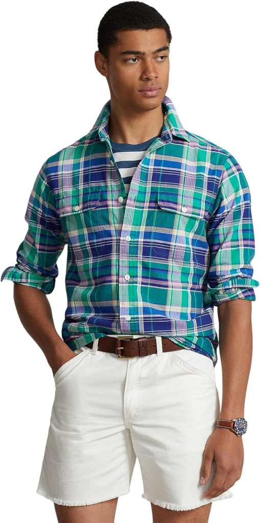 vineyard vines Men's Monomoy Tattersall Oxford Shirt - Best Price